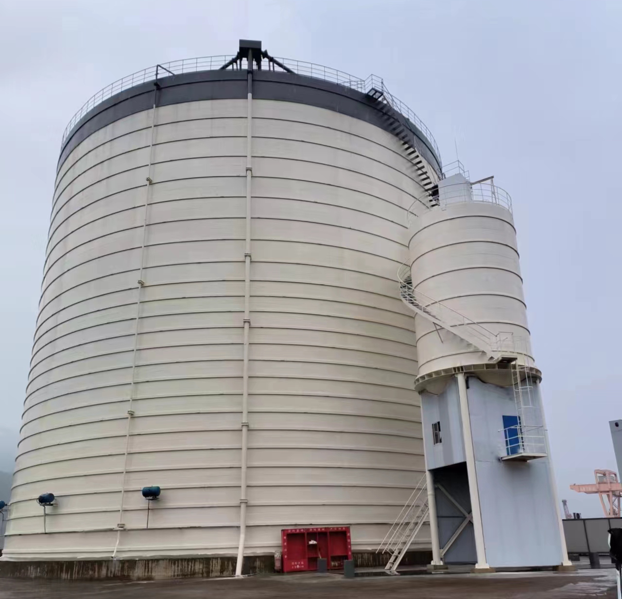 南谯10万吨水泥钢板库